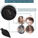 thumbnail image 3 of Loveternal 100% Cabello Humano Real Toppers con Flequillo para Mujer 16 Pulgadas (Castaño Oscuro), 3 of 7