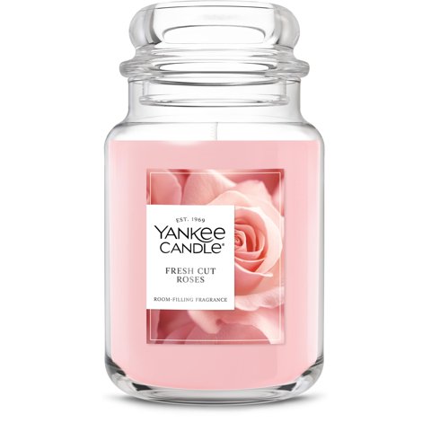 Vela Perfumada Yankee Candle Con Rosas Recién Cortadas, 650 Ml