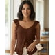 thumbnail image 2 of Blusa Casual Mujer con Flecos Sueltos, 2 of 5