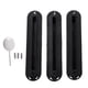 thumbnail image 3 of 3 Sets Tri Box Surfing SUP Surfboard Fin Plug Set Con Tornillo Negro, 3 of 5