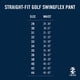 thumbnail image 5 of Pantalones de golf IZOD Swingflex Straight Fit para hombre Peacoat 36 W X 30 L, 5 of 5