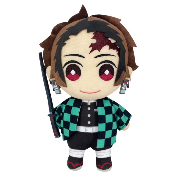Great Eastern Entertainment Demon Slayer - Tanjiro Kamado con espada Nichirin, peluche de 20 cm