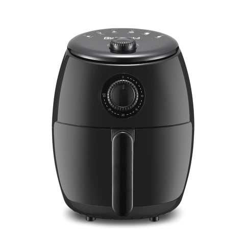 Air Fryer Elite Gourmet Eaf-0201, 2.1 L, 1000 W, Temporizador Y Controles De Temperatura