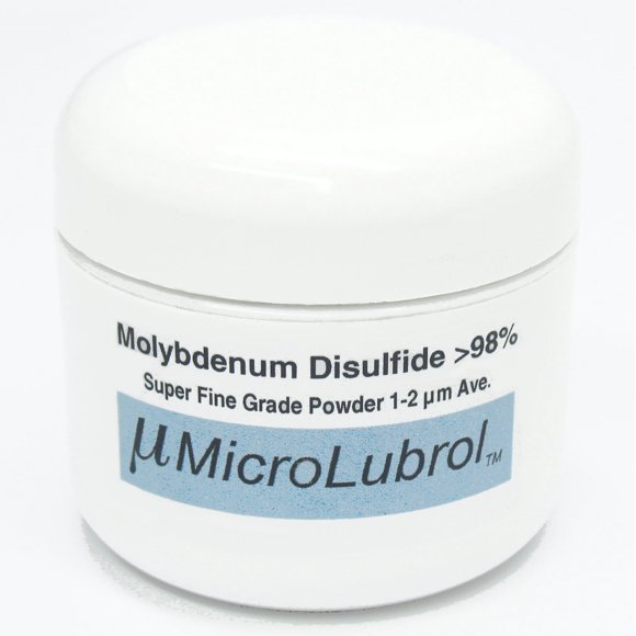 Polvo lubricante MicroLubrol de disulfuro de molibdeno 1 oz