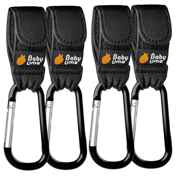 Ganchos cochecito Baby Uma 4 unidades 5 kg aluminio universal
