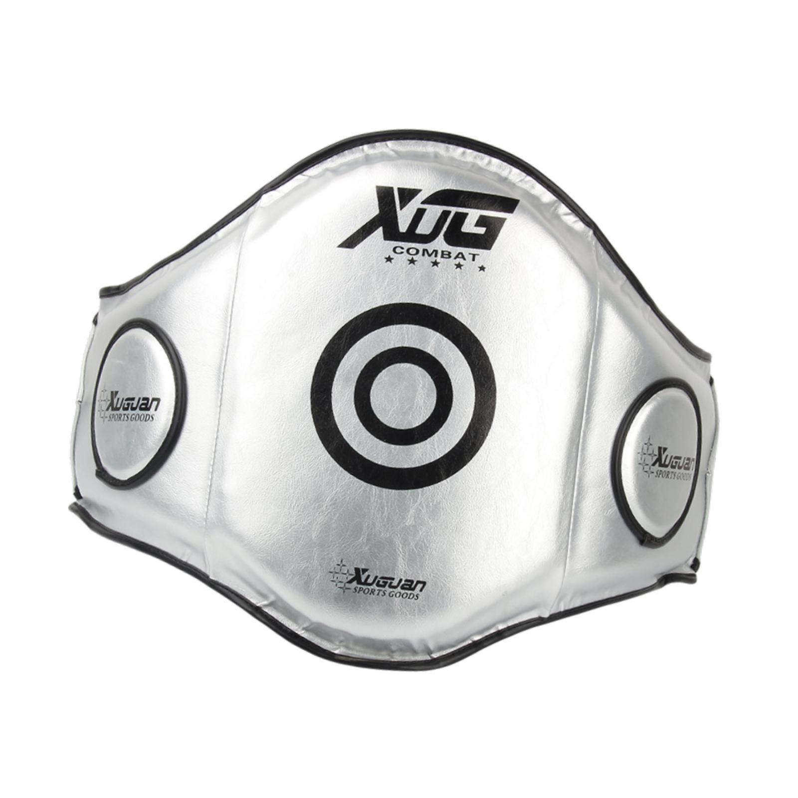 Ioensy - Boxing Body Protector Guardia De Costilla Guardia Para El Cofre Para Karate Kick Boxing Muay Thai Silver