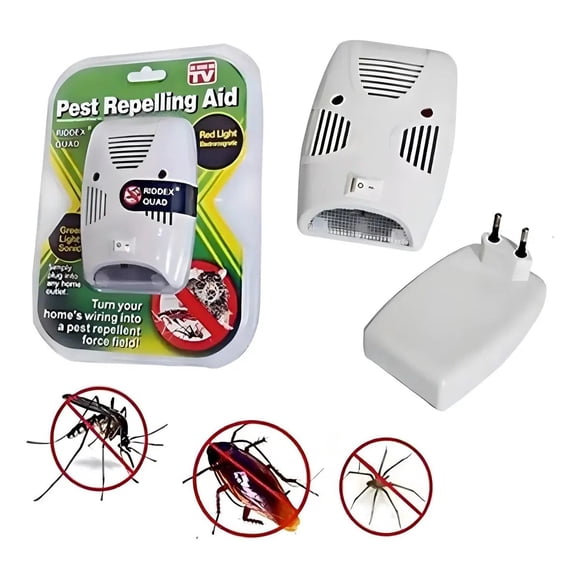 Pack de 4 repelente ultrasónico De plagas riooex De raton