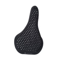 Magideal - -Funda Para Asiento De Bicicleta, Funda Para Asiento De Bicicleta, Antideslizante, Suave, Cómoda, Diseño De Panal, Cojín Para Asiento De Bicicleta De Negro