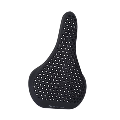 Magideal - -Funda Para Asiento De Bicicleta, Funda Para Asiento De Bicicleta, Antideslizante, Suave, Cómoda, Diseño De Panal, Cojín Para Asiento De Bicicleta De Negro