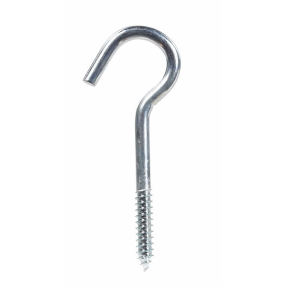 Gancho de techo Hampton Steel de 72,57 kg de capacidad, atornillado 1,5 cm