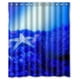 thumbnail image 1 of Hermosa estrella de mar en las profundidades del océano Cortina de ducha Juego de cortina de baño con ganchos Tamaño 60x72 pulgadas, 1 of 3