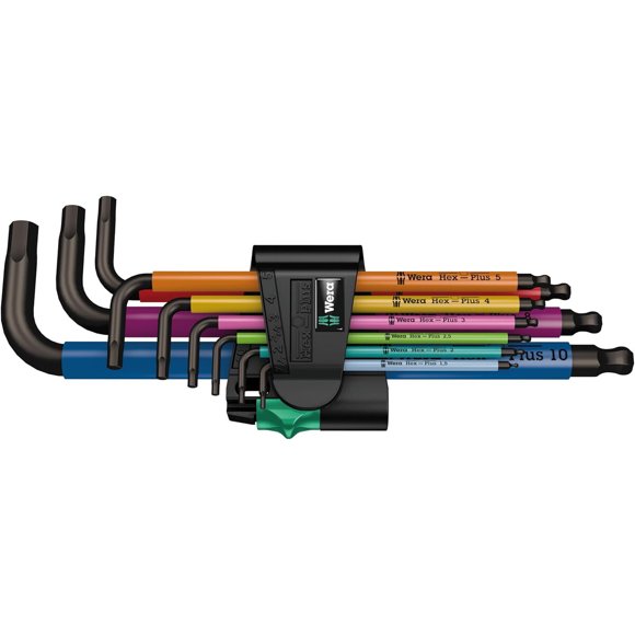 Wera Tools 05073593001 950 SPKL9 SM N SB Juego de llaves hexagonales largas