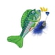 thumbnail image 4 of Señuelo con plumas para gatos Toy KONG Wrangler, pez pescador, con hierba gatera, 4 of 7