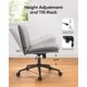 thumbnail image 5 of Silla De Escritorio Sin Brazos Con Ruedas De Cuero Pu, 5 of 6