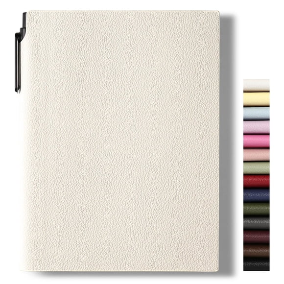 Cuaderno de notas Wisefine A5 de tapa blanda, rayado, 160 páginas