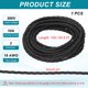 thumbnail image 2 of Uxcell 32.8Ft Cable Cubierto de Tela Trenzada, 18/3 Cable Eléctrico Cubierto de Tela, Negro, 2 of 7