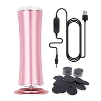 Magideal - Kit De Pedicura Para Eliminar De Pies Eléctricos, Amoladora De Pies Con Talones Agrietados, Depurador Para Hombres Y Mujeres, Eliminación De , Rosado