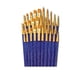 thumbnail image 4 of Juego de brochas Royal & Langnickel Gold Taklon Hair con mango acrílico, 4 of 5