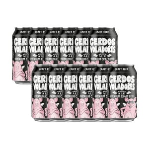 Barcelona Beer - Pack 12 Cervezas Cerdos Voladores Brown Ale 330Cc