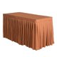 thumbnail image 1 of 47 'cubierta De La Falda De La Tabla Del Mantel Casero Para La Decoración Del Banquete De Boda Kahki, 1 of 3
