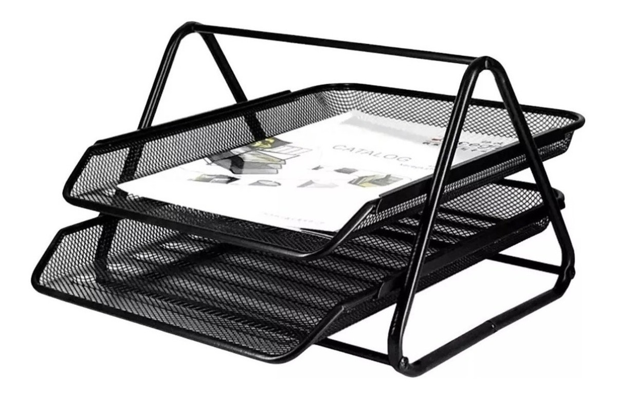 Genérico - Organizador Documentos Escritorio Oficina Archivador 2 Nivel