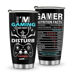 Taza De Viaje Jekeno Gamepad Para Videojuegos, 600 Ml, Acero Inoxidable