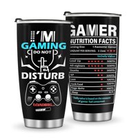 Taza De Viaje Jekeno Gamepad Para Videojuegos, 600 Ml, Acero Inoxidable