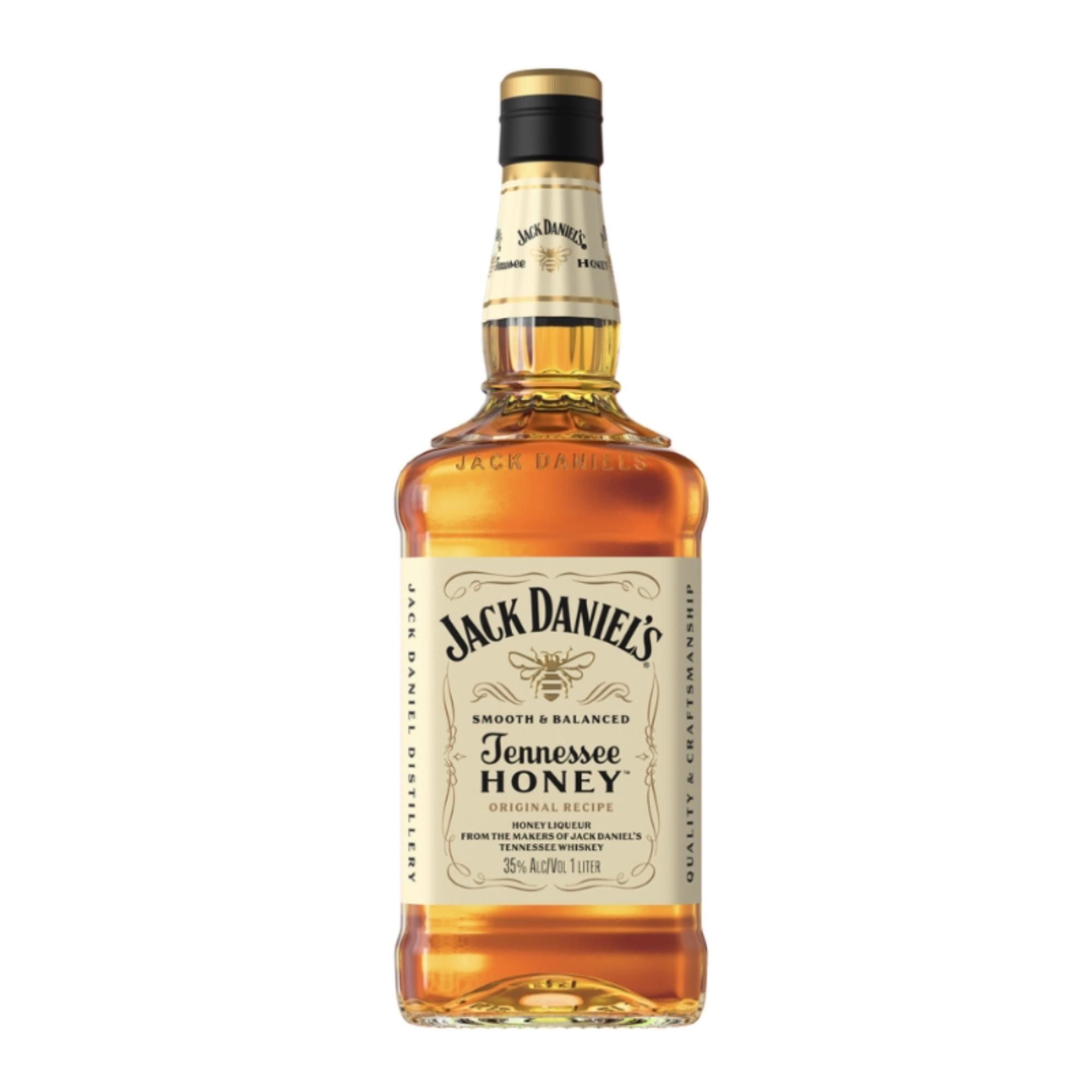 Whisky Bourbon Honey 35° Botella 1 L Jack Daniel's