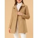 thumbnail image 5 of INSPIRE CHIC Abrigo de Mujer con Cuello Peter Pan Doble Botonadura Trinchera de Invierno Caqui XS, 5 of 7