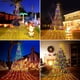thumbnail image 2 of Luces de Cadena FUNIAO 320 LED Multicolor con Remate de Estrella 3.5 m, 2 of 9