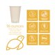 thumbnail image 2 of Tazas de café desechables Earth's Natural, 16 oz, paquete de 80, 2 of 6
