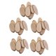 thumbnail image 4 of Rebanadas De Madera De árbol Natural Oval De 50 Piezas Para Decoraciones De Casas De Boda Rústicas, 4 of 5