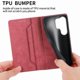 thumbnail image 3 of Funda tipo cartera con bloqueo RFID para Samsung Galaxy S26 Ultra Con tapa abatible, portatarjetas, cierre magnético, TPU y soporte Rojo, 3 of 6