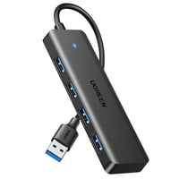 Hub Usb Ugreen Usb 3.0 De 4 Puertos Ultrafino Para Ordenador Portátil De Sobremesa