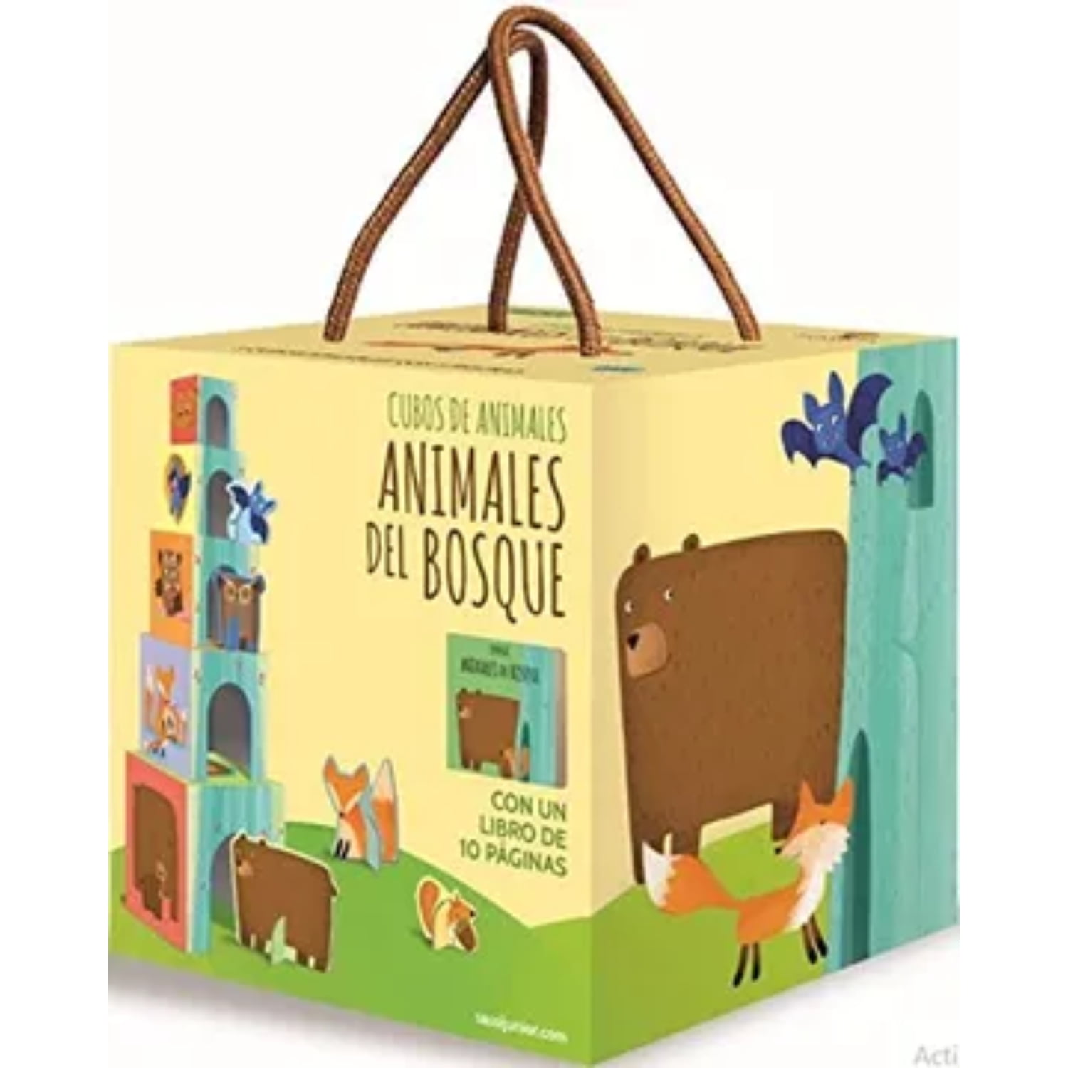Manolito Books - Libro Mas Bloques Animales Del Bosque