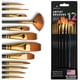 thumbnail image 1 of Set de 12 pinceles Benicci de nylon ergonómicos para acrílico y óleo, 1 of 3
