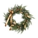 thumbnail image 5 of Corona navideña para colgar en la pared, adorno para puerta de entrada, 55 cm, corona artificial verde decorativa para salas de estar, fiestas al aire, 5 of 5