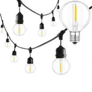 Disparo - Guirnalda 10 Soquetes Bombillas Esfera Vintage Exterior 5M