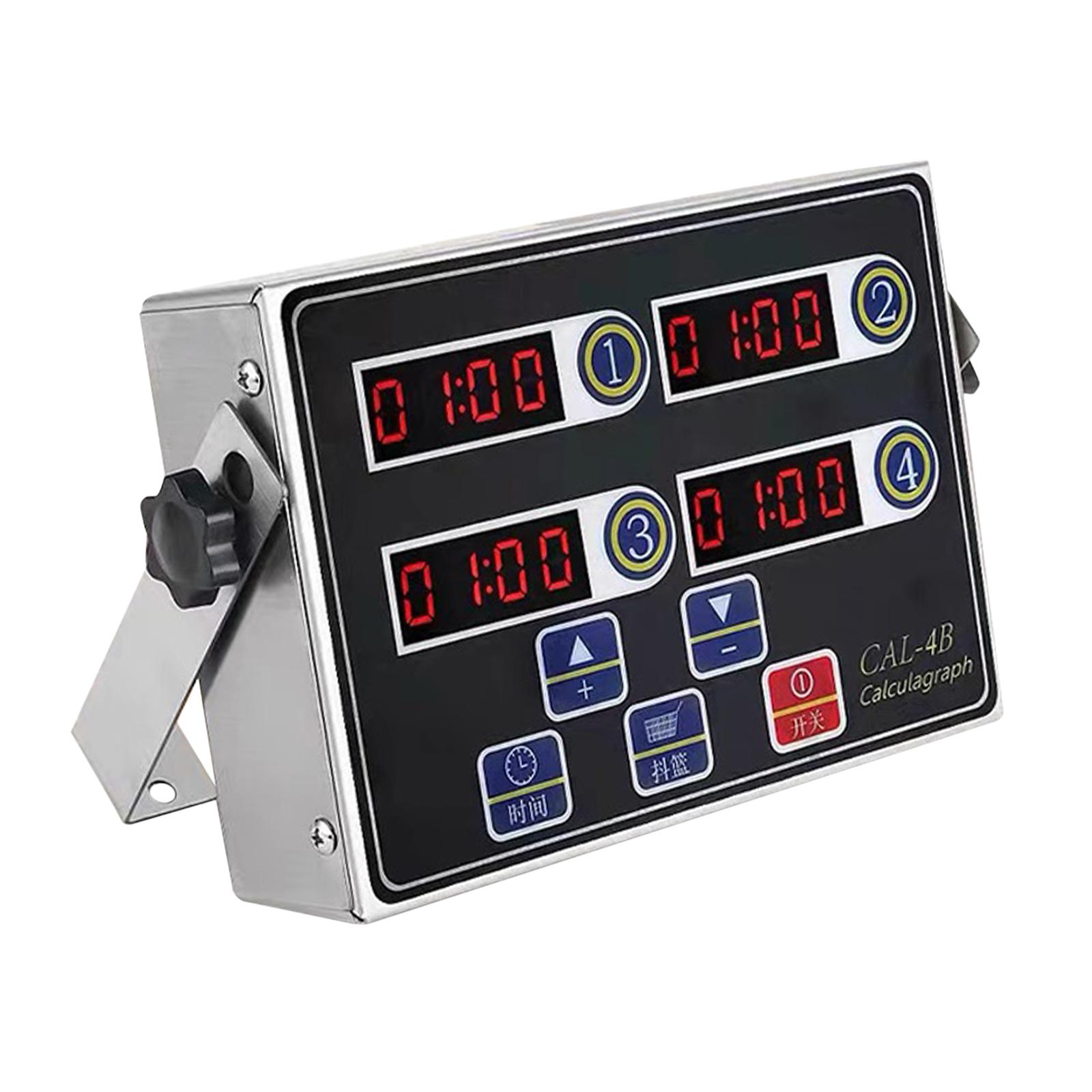 Bothyi - Temporizador De Cocina Digital Temporizadores De Restaurante Para Restaurante Cocina Frita 4 Canales