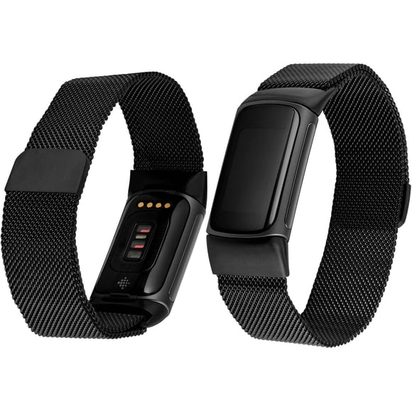 Correas WITHit Fitbit Charge 5 y 6, pack de 3, malla de acero Bluestone
