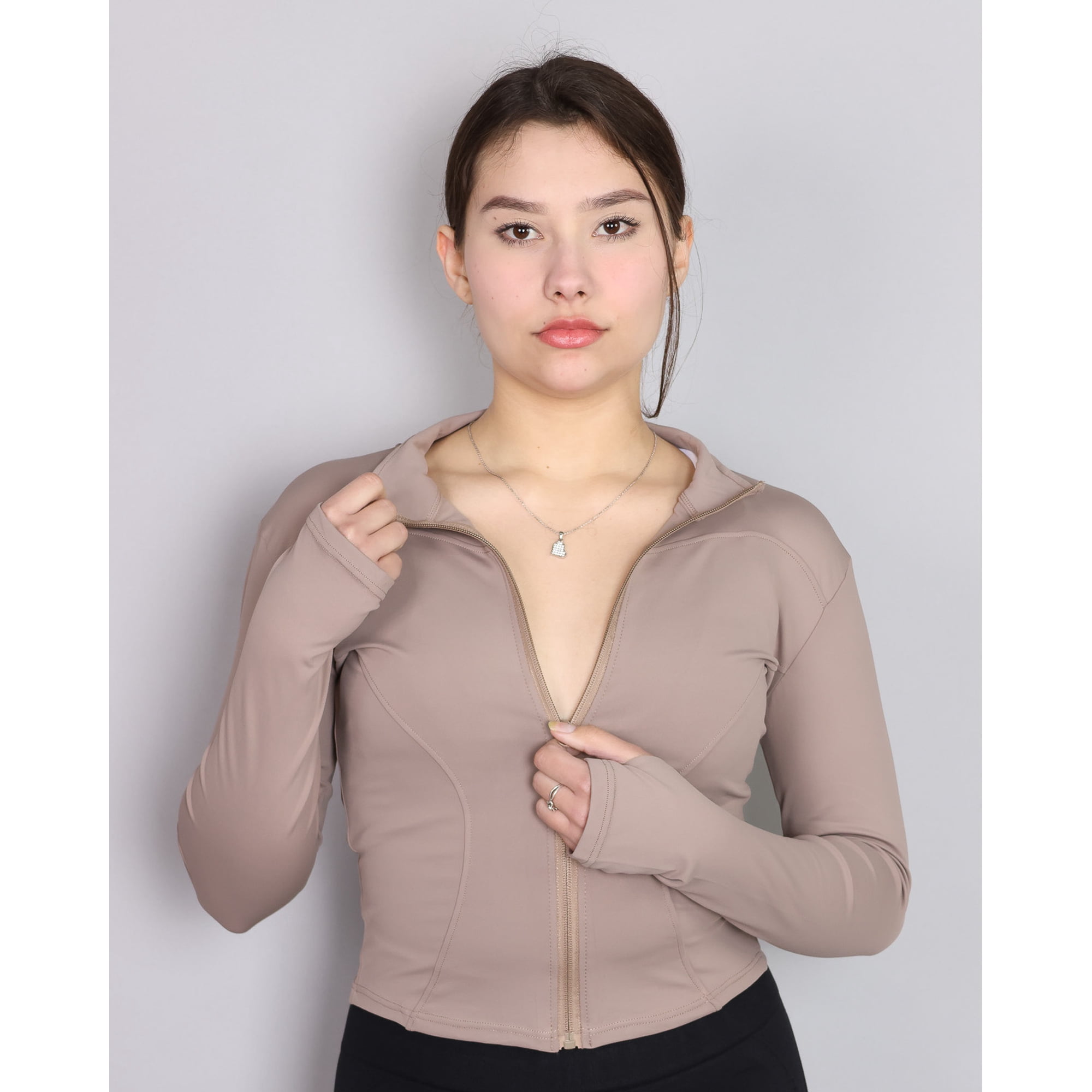 Flix Spa - Chaqueta Fitness Mujer Cierre Frontal Ajustada
