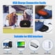 thumbnail image 4 of HAWEEL HWL2133 - Bolsa calefactora para manos, organizador, calentamiento rápido, 4 modos de temporizador, ajustable, USB, bandolera, un hombro, con orificio para auriculares, 4 of 7