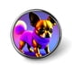 thumbnail image 1 of Chihuahua-Theme Round Button Badge: Premium Metal Construction, Ideal for High-End Events 2.8 cm, 1 of 6