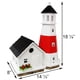 thumbnail image 3 of Casa para pájaros Home Bazaar Montauk Point Lighthouse con 2 cajas nido, 3 of 9