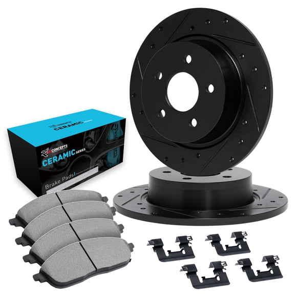 Kit de frenos R1 Concepts Carbon Series para Jeep Wrangler 07-18
