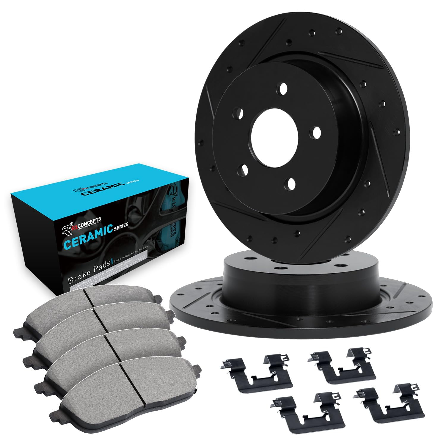 Kit De Frenos Traseros R1 Concepts Para Ford Edge/explorer/flex 2011-2019