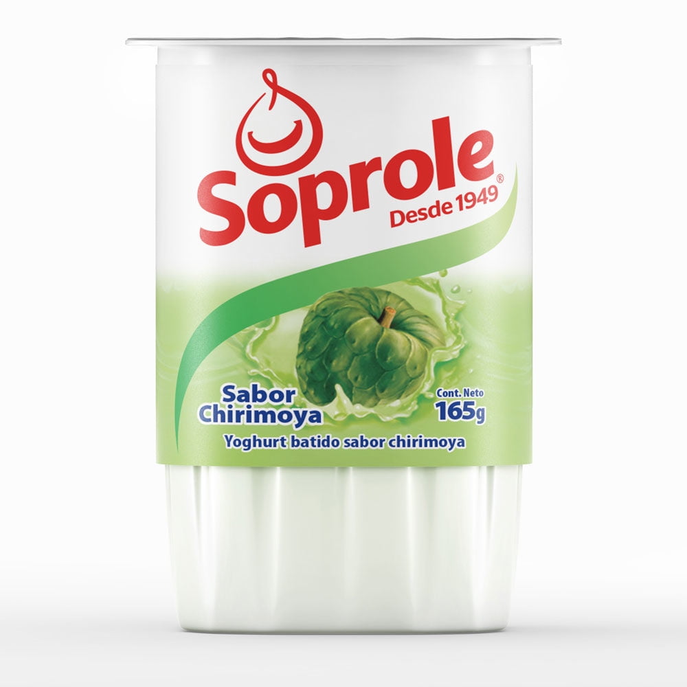 Yoghurt Batido Sabor Chirimoya Pote 165 g Soprole