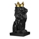 thumbnail image 3 of Estatua de cabeza de estilo nórdico, decoración de mesa, colección de artesanía de resina, escultura ornamental para estante de sala de estar, Negro, 3 of 5
