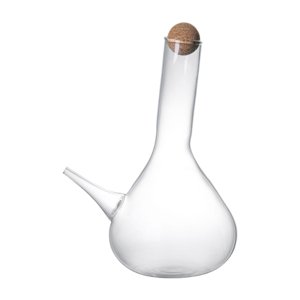 Magideal - Decantador De Vino Decantador De Vidrio Con Tapa Accesorios Para Vino Contenedor Aireador De Vino Jarra De Vino Para Restaurante Cocina Hogar Brandy