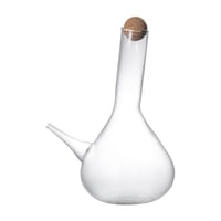 Magideal - Decantador De Vino Decantador De Vidrio Con Tapa Accesorios Para Vino Contenedor Aireador De Vino Jarra De Vino Para Restaurante Cocina Hogar Brandy